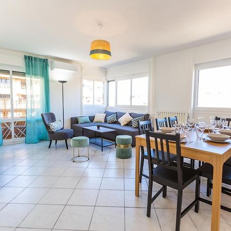 Superbe 100M2 - 2 Balcons - Proche Gare - Climatise Apartment Marseille Luaran gambar