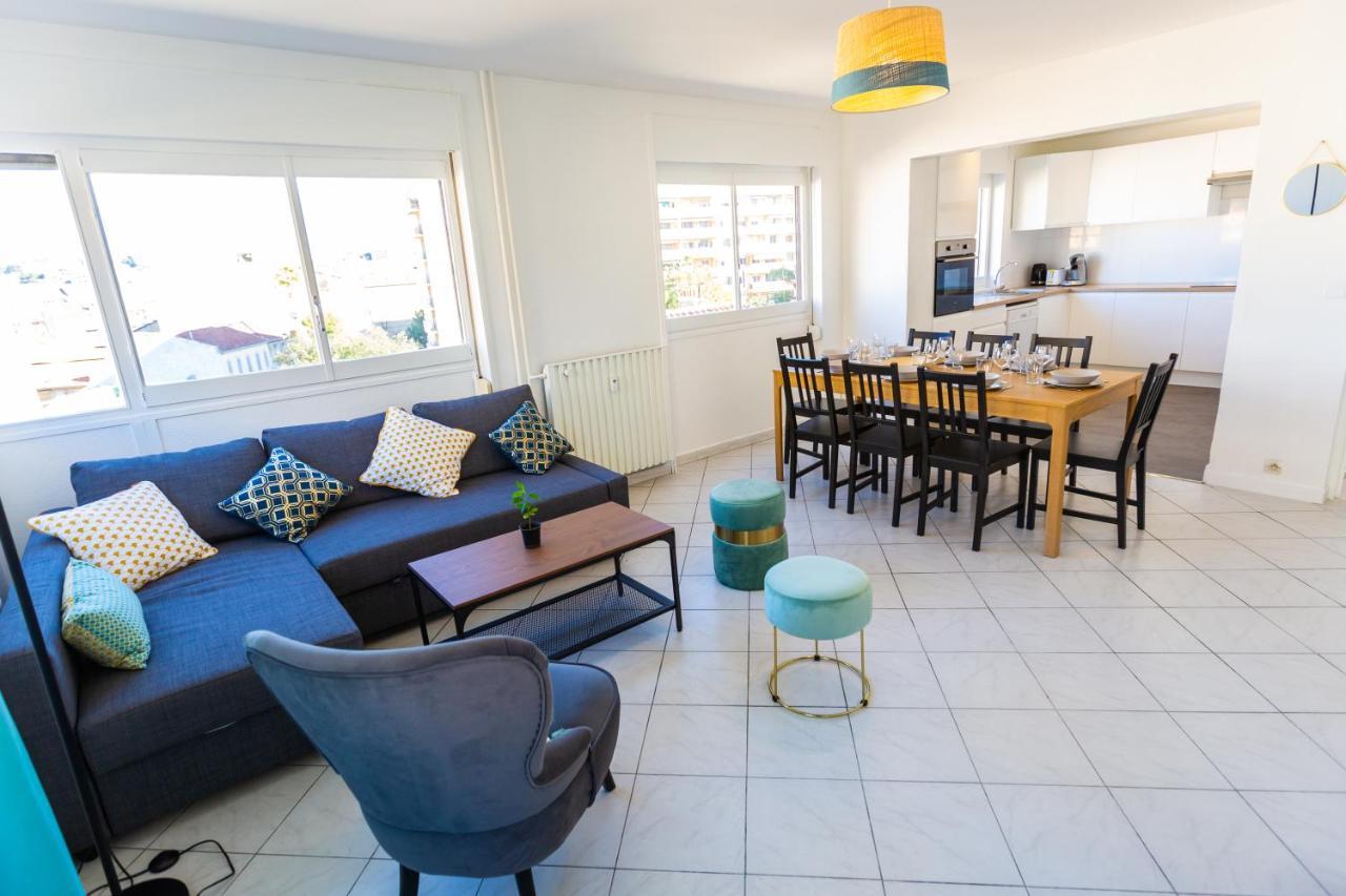 Superbe 100M2 - 2 Balcons - Proche Gare - Climatise Apartment Marseille Luaran gambar