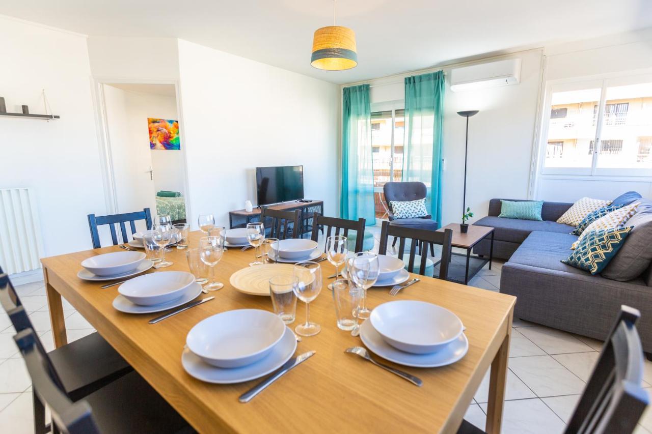 Superbe 100M2 - 2 Balcons - Proche Gare - Climatise Apartment Marseille Luaran gambar