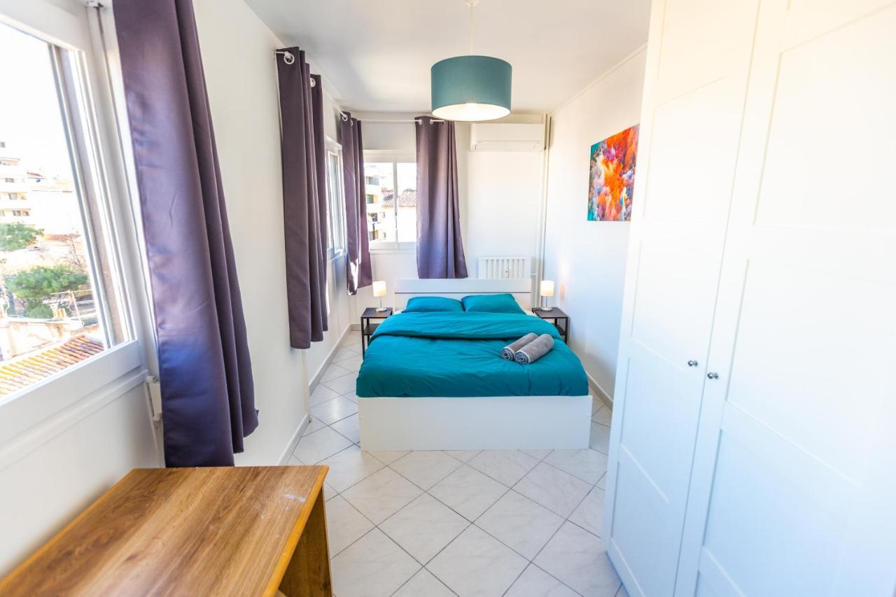 Superbe 100M2 - 2 Balcons - Proche Gare - Climatise Apartment Marseille Luaran gambar